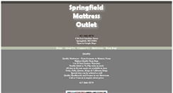 Desktop Screenshot of mattressoutletspringfield.com
